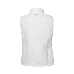 Nordic Heat - Dame Vest i hvidt Quilt