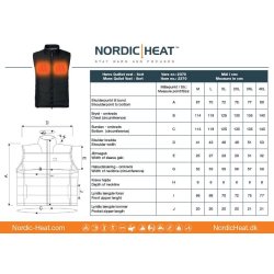 Nordic heat Softshell Vest  Sort