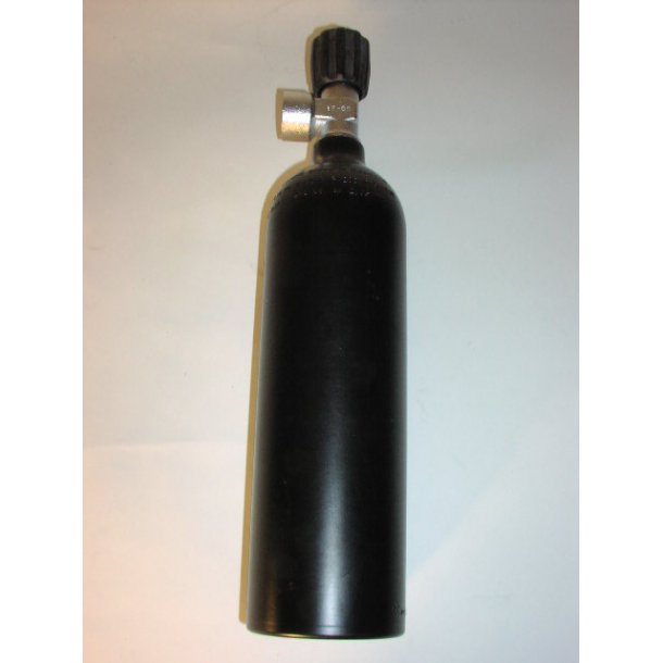 0,85L Alu flaske m.ventil