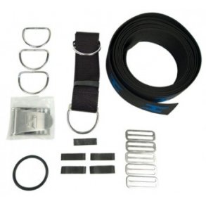 Halcyon Secure Harness blue webbing kit m. hardware