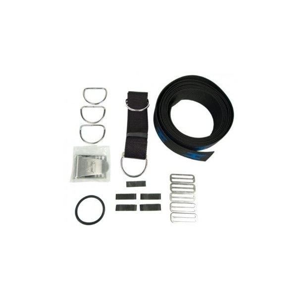 Halcyon Secure Harness blue webbing kit m. hardware