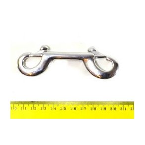 Double ender rustfri 100mm