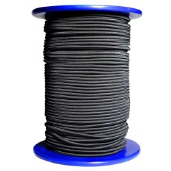 Elastiksnor 6mm SORT