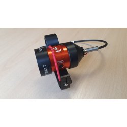 Yellow Diving 75W LED headlamp with the battery indicator