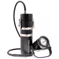 Yellow Diving LED 75w med 27ah batteri