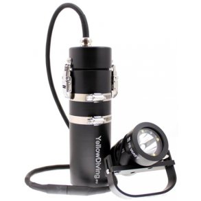 Yellow Diving LED 75w med 27ah batteri