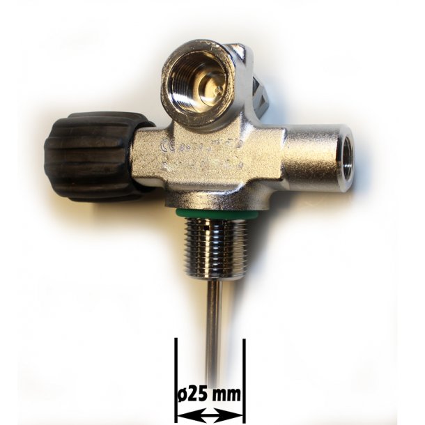 Ventil DIN 230 bar MG25/2 LEFT expandable uden blind plug