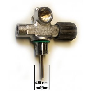 VENTIL DIN 230 BAR MG25/2 RIGHT EXPANDDABLE UDEN BLIND PLUG