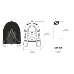 Seac Bridge oppustelig flde