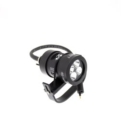 Yellow Diving 40 Watt LED headlamp with the battery indicator