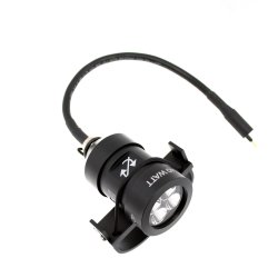 Yellow Diving 40 Watt LED headlamp with the battery indicator