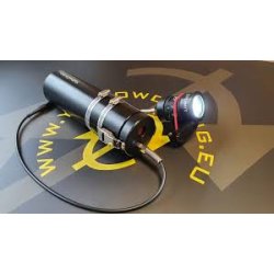 Yellow Diving LED 75w med 27ah batteri