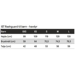 IST Rashguard til brn - havdyr