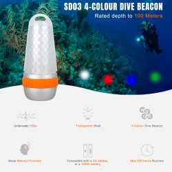 OrcaTorch Dive Beacon - Dykkerlygte