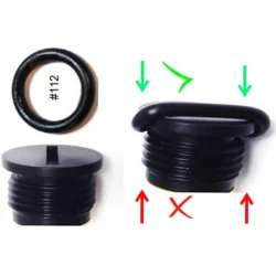 Shearwater o-ringe Perdix/Petrel batteridksel 2stk.