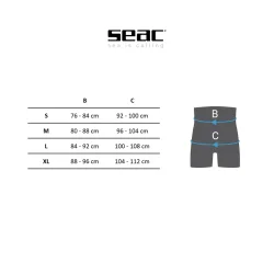 Seac V�gtb�lte med lommer og metalsp�nde