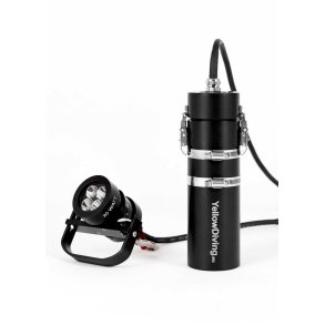 Yellow Diving 20W LED lygte med 10,4Ah batteri