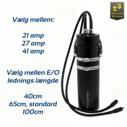 Yellow Diving batteri med DUAL E/O
